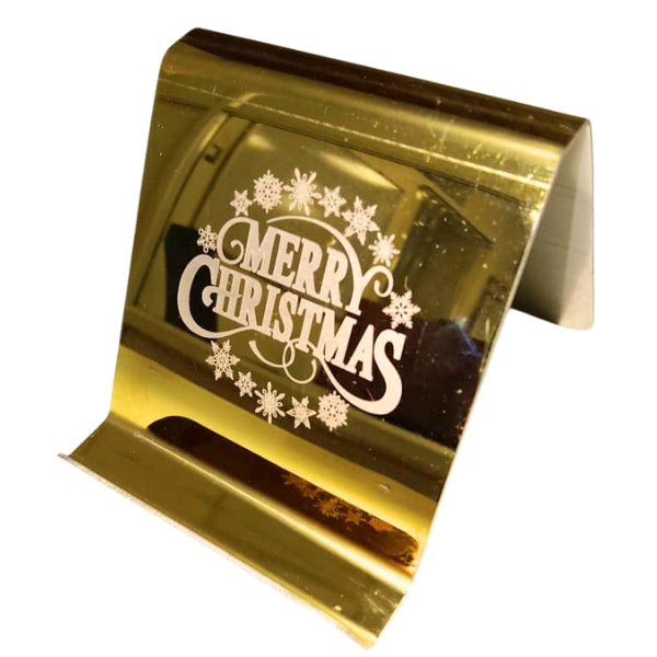 Stainless Steel - Gold Finish Mobile Stand